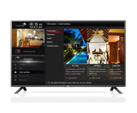 màn hình hiển thị chuyên dụng, Hotel TV