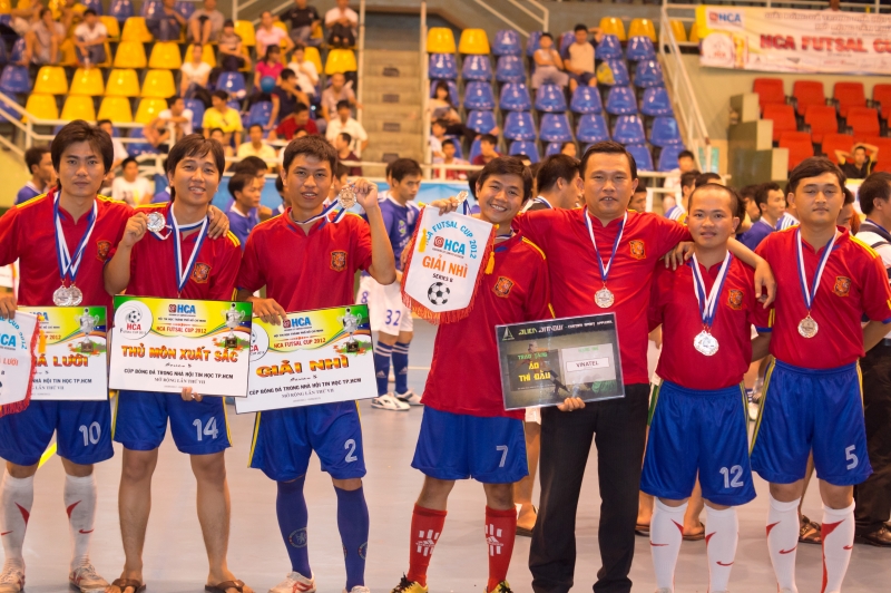 Đội bóng VINATEL giành Huy Chương Bạc giải HCA Futsal Cup 2012